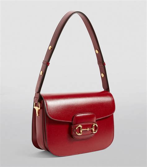 gucci horseshoe bag red|Gucci horsebit bag vintage.